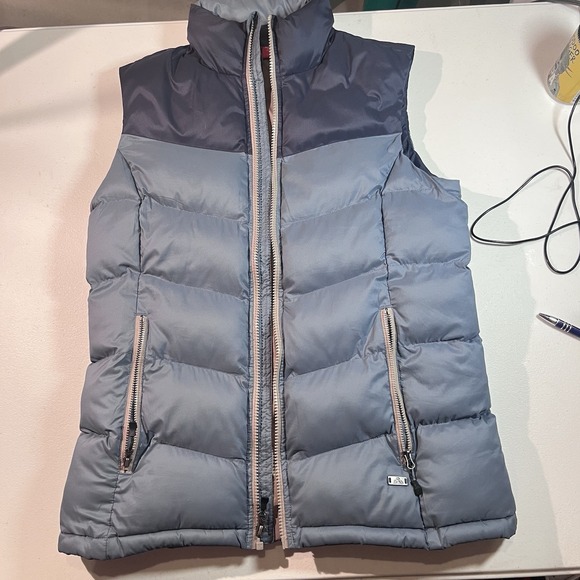 EMS Eastern Mountain Sports Goose Down Puffer Vest vintage Blue Men's M - Picture 1 of 9